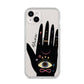 Celestial Hand with Text iPhone 14 Plus Clear Tough Case Starlight