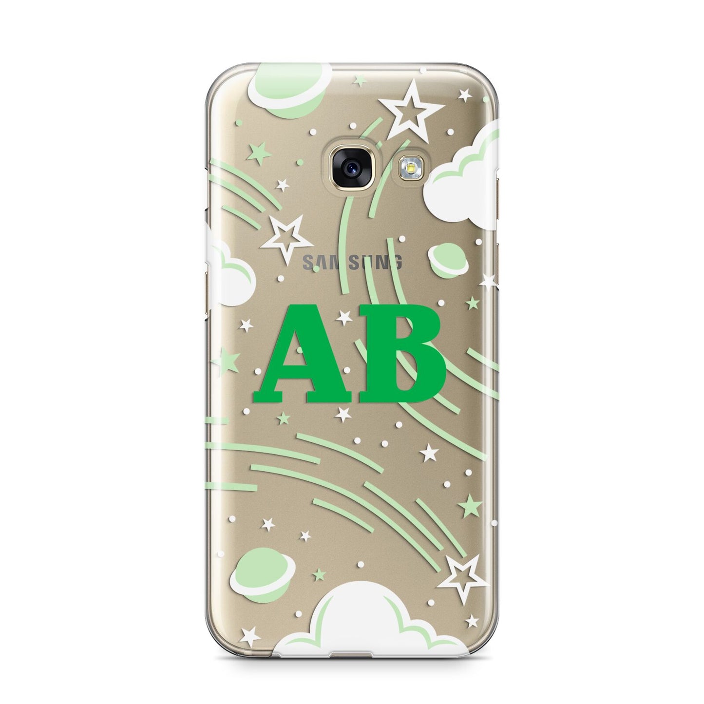 Celestial Samsung Galaxy A3 2017 Case on gold phone