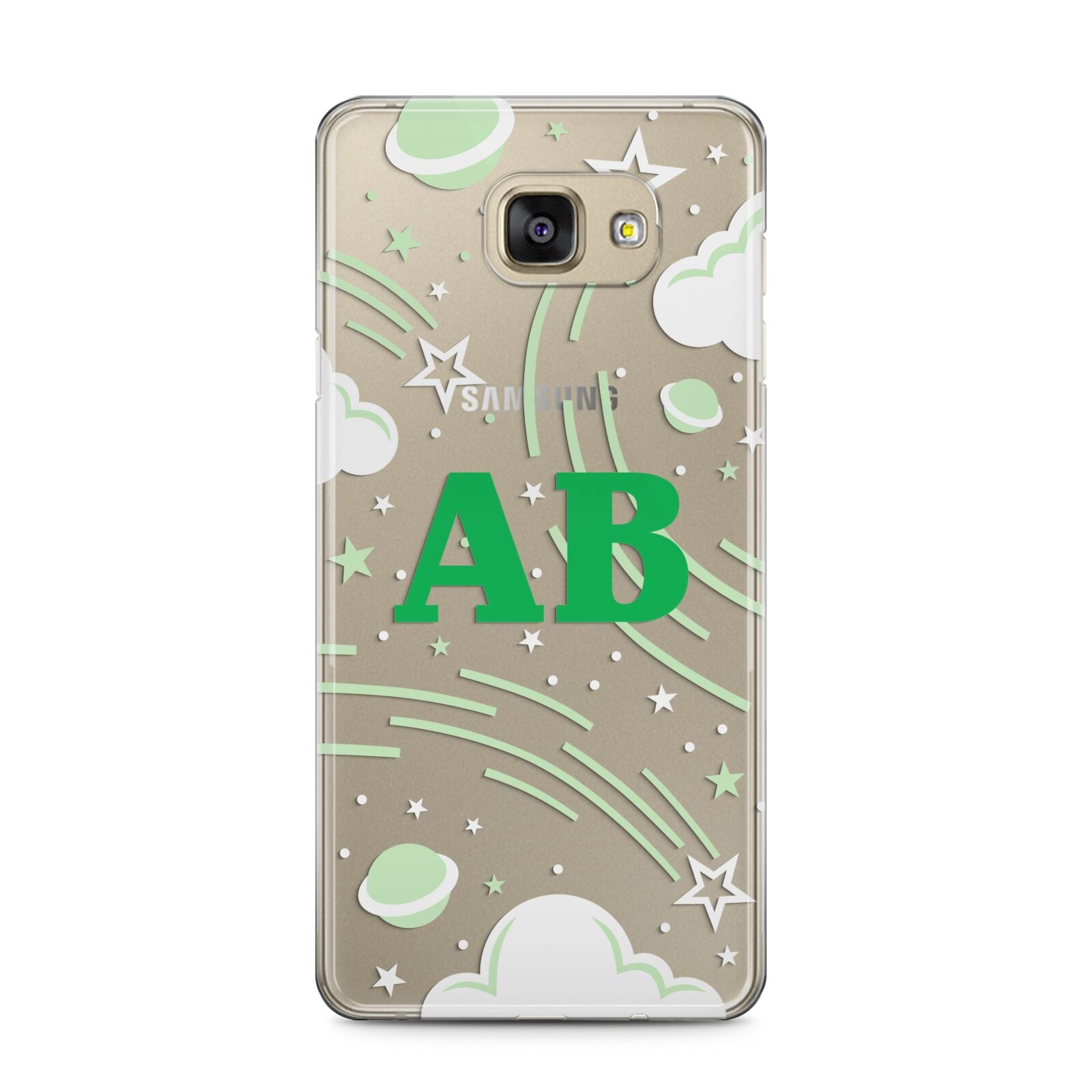 Celestial Samsung Galaxy A5 2016 Case on gold phone