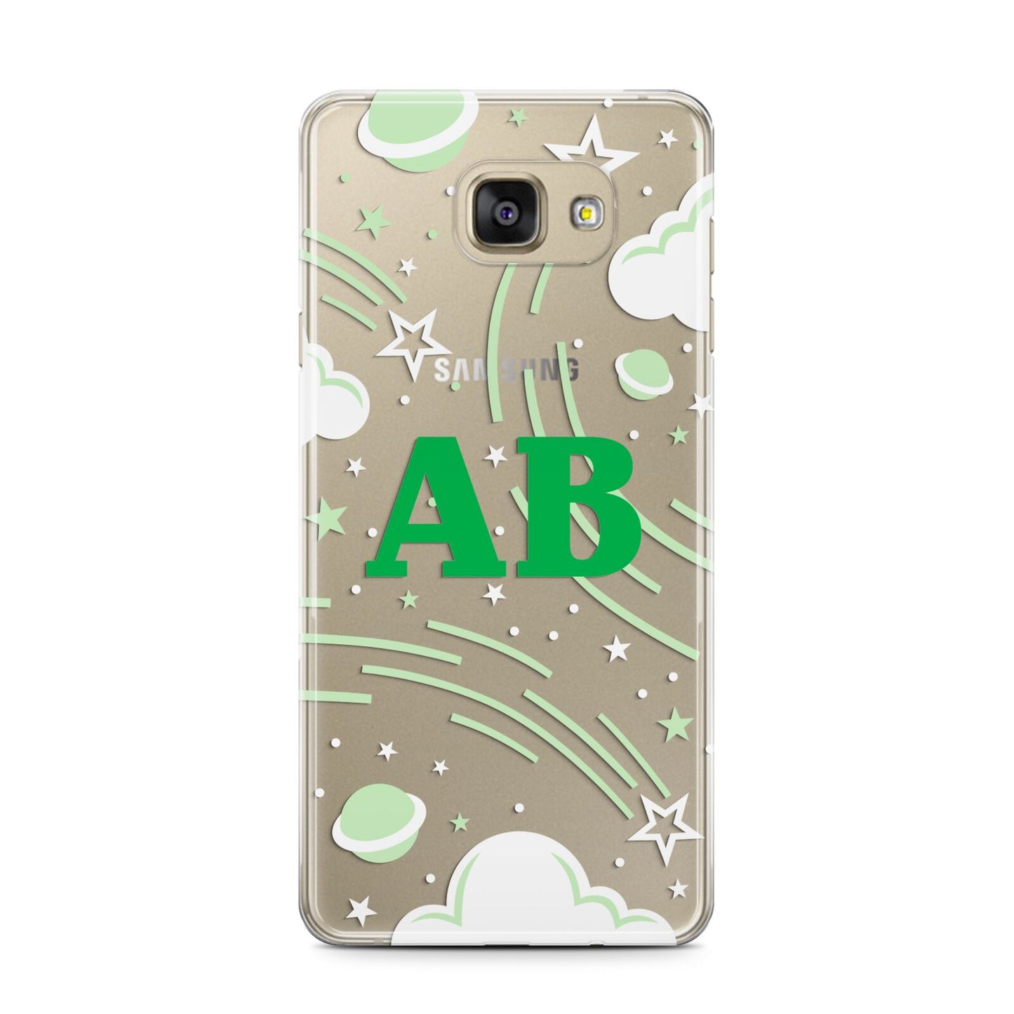 Celestial Samsung Galaxy A7 2016 Case on gold phone