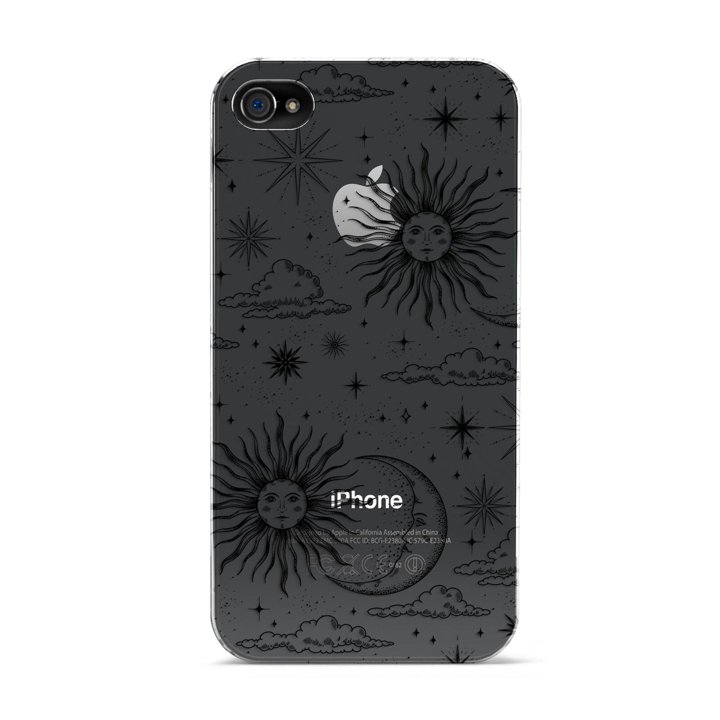Celestial Suns Clouds Apple iPhone 4s Case