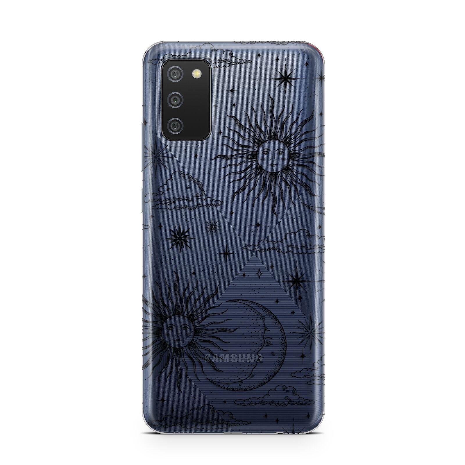 Celestial Suns Clouds Samsung A02s Case