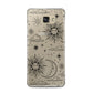 Celestial Suns Clouds Samsung Galaxy A5 2016 Case on gold phone