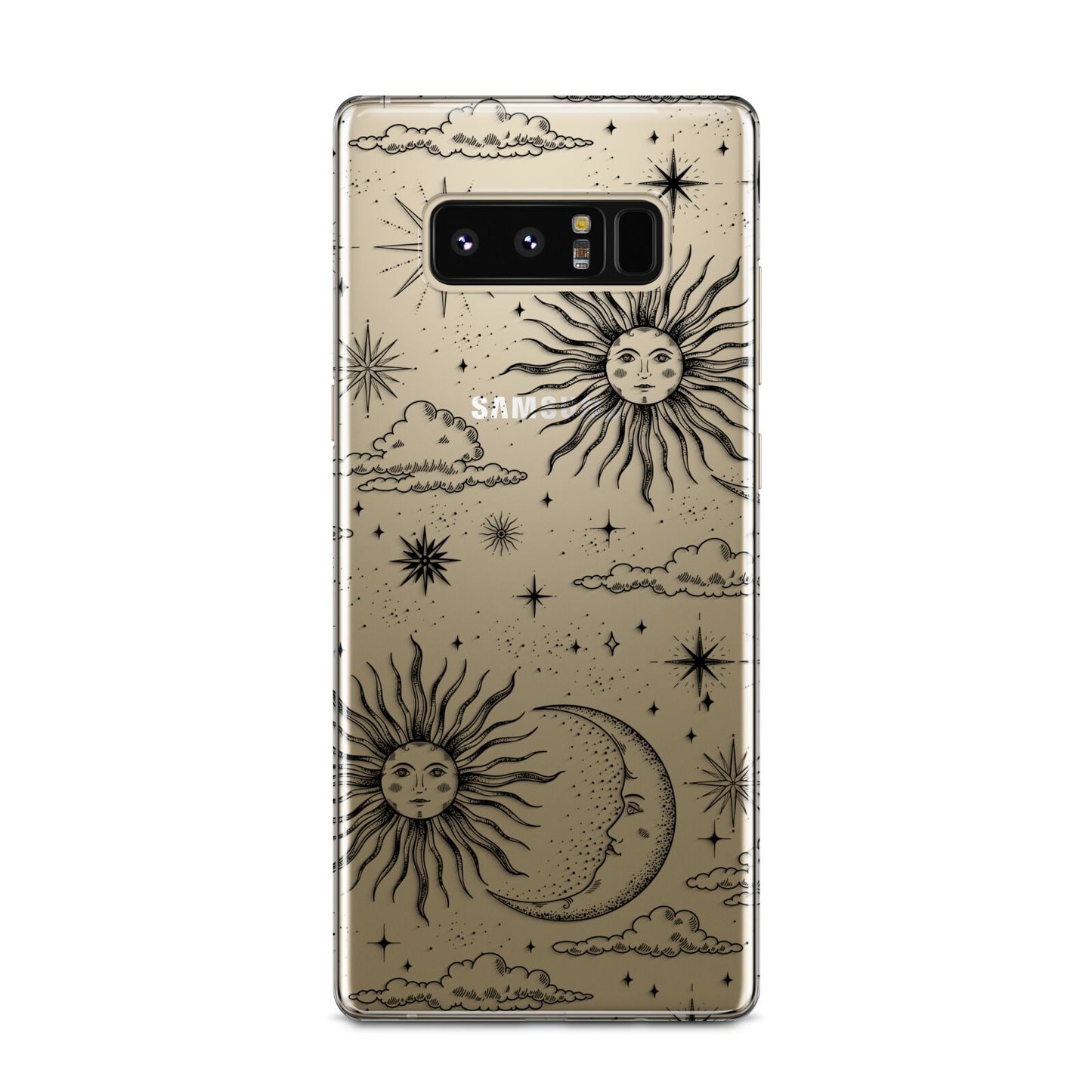 Celestial Suns Clouds Samsung Galaxy Note 8 Case