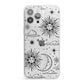 Celestial Suns Clouds iPhone 13 Pro Max Clear Bumper Case