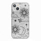 Celestial Suns Clouds iPhone 13 TPU Impact Case with White Edges