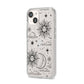 Celestial Suns Clouds iPhone 14 Clear Tough Case Starlight Angled Image