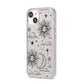 Celestial Suns Clouds iPhone 14 Glitter Tough Case Starlight Angled Image