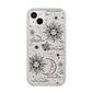Celestial Suns Clouds iPhone 14 Plus Glitter Tough Case Starlight