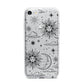 Celestial Suns Clouds iPhone 7 Bumper Case on Silver iPhone
