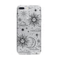Celestial Suns Clouds iPhone 7 Plus Bumper Case on Silver iPhone