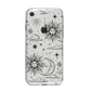 Celestial Suns Clouds iPhone 8 Bumper Case on Silver iPhone
