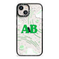 Celestial iPhone 13 Black Impact Case on Silver phone
