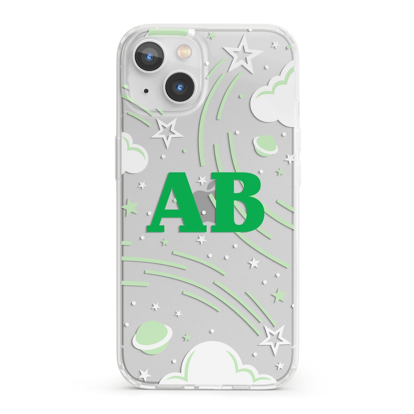 Celestial iPhone 13 Clear Bumper Case