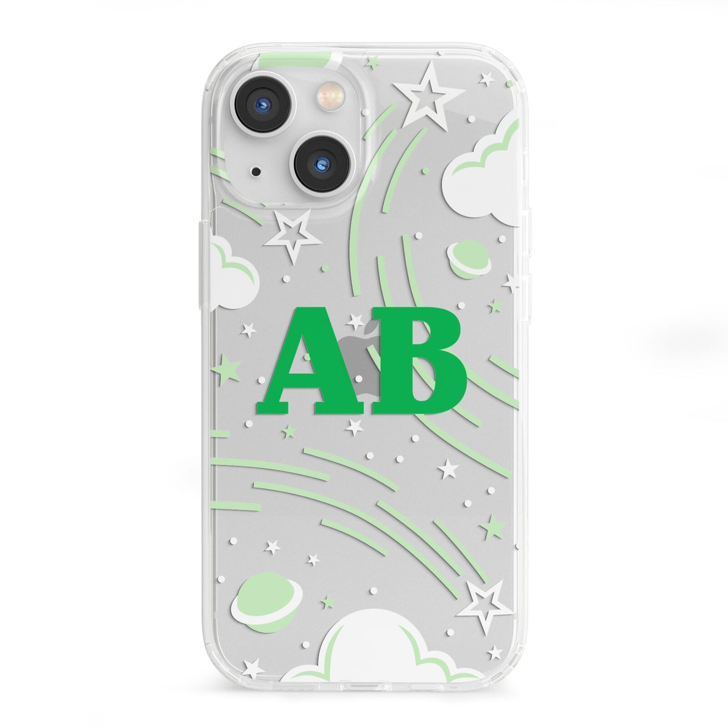 Celestial iPhone 13 Mini Clear Bumper Case