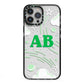 Celestial iPhone 13 Pro Max Black Impact Case on Silver phone