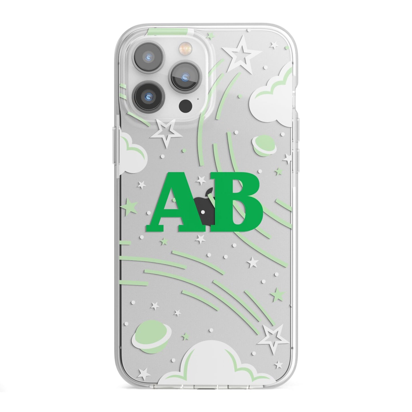 Celestial iPhone 13 Pro Max TPU Impact Case with White Edges