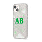 Celestial iPhone 14 Glitter Tough Case Starlight Angled Image