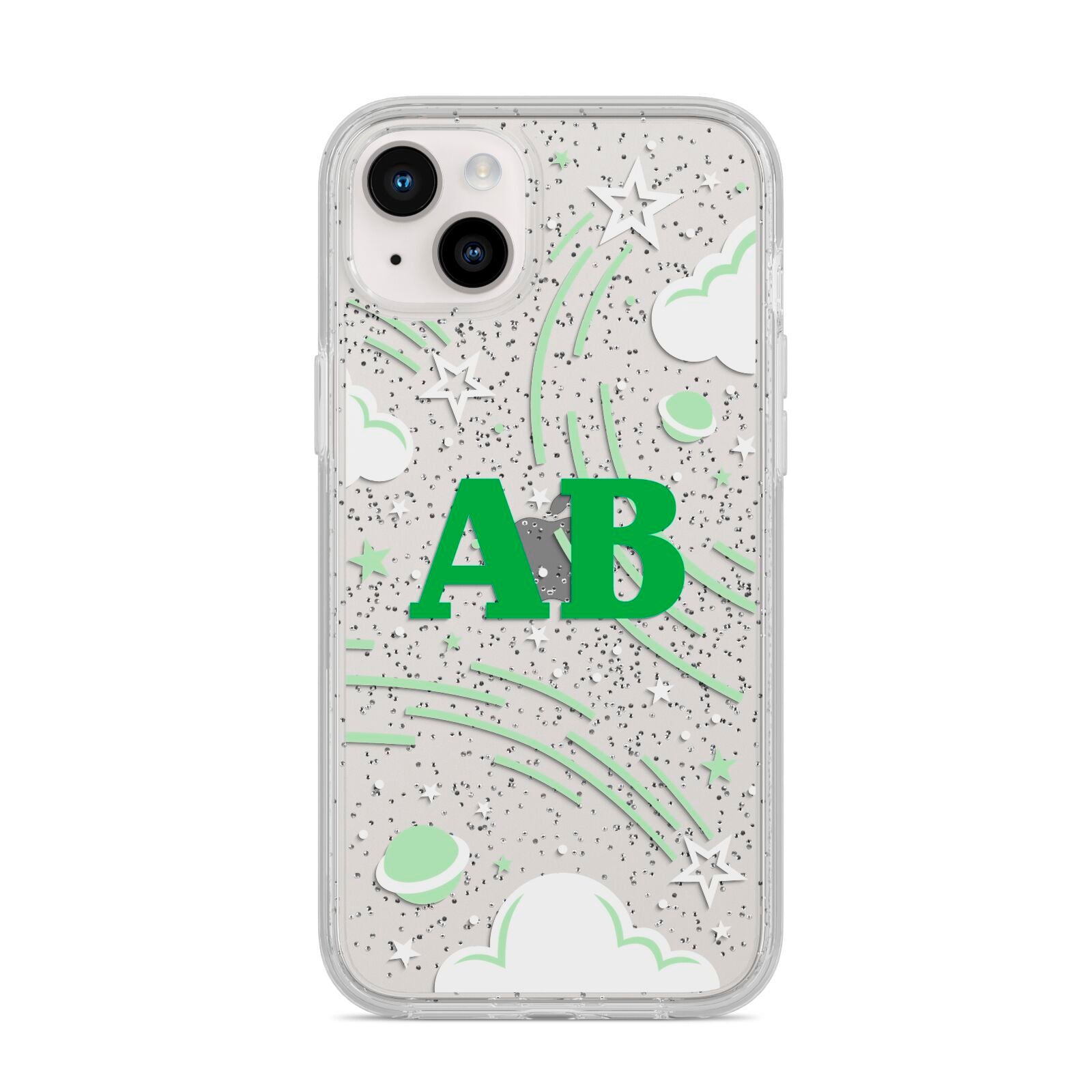 Celestial iPhone 14 Plus Glitter Tough Case Starlight