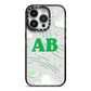 Celestial iPhone 14 Pro Black Impact Case on Silver phone