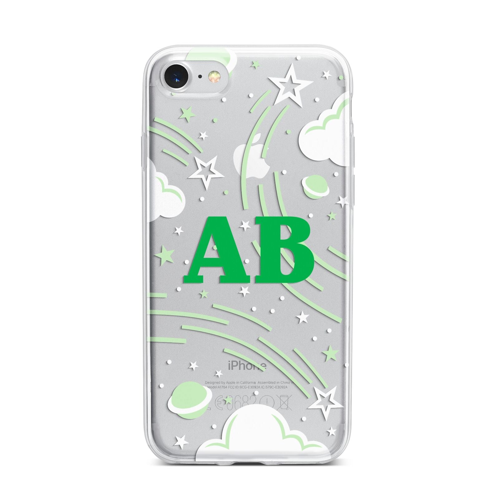 Celestial iPhone 7 Bumper Case on Silver iPhone