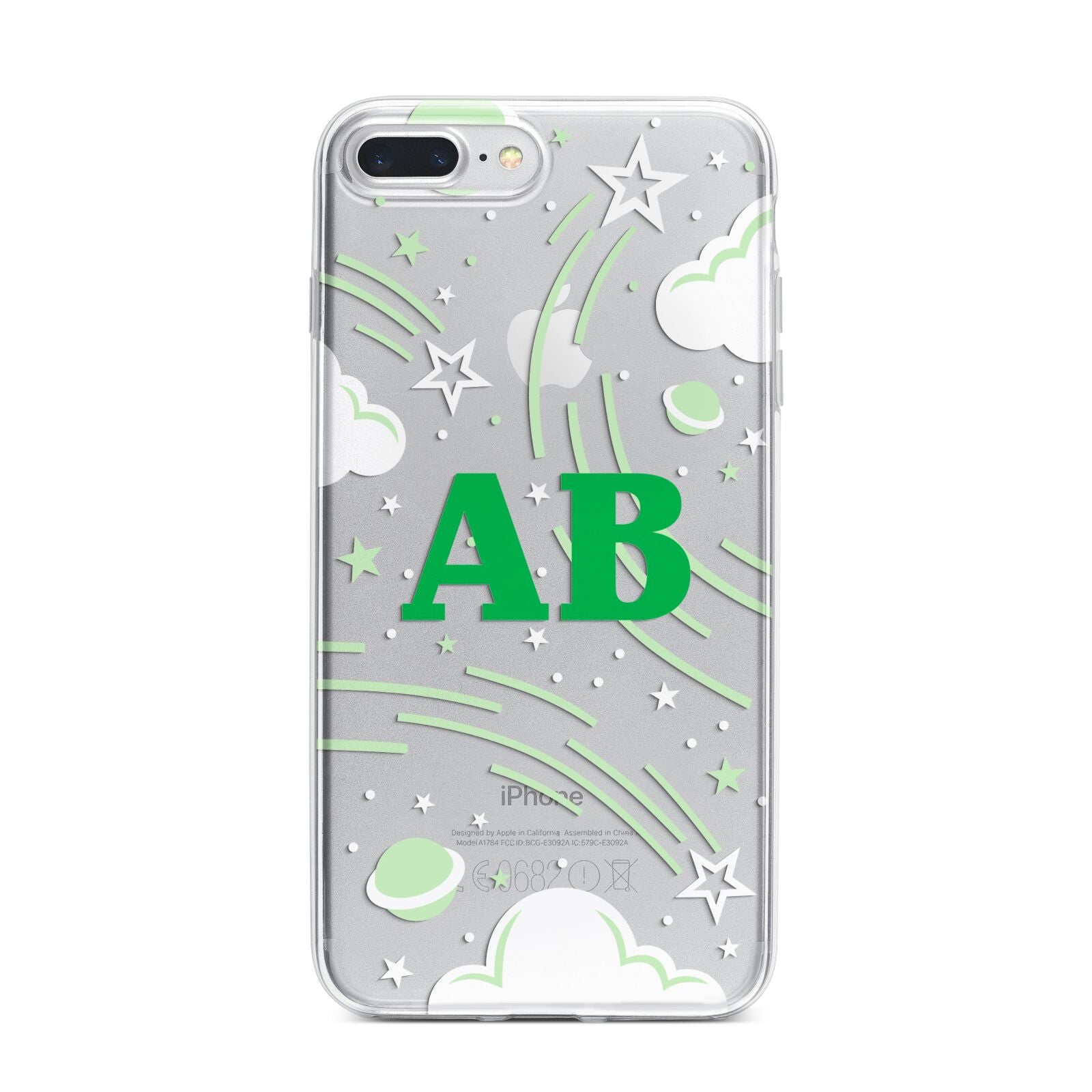 Celestial iPhone 7 Plus Bumper Case on Silver iPhone