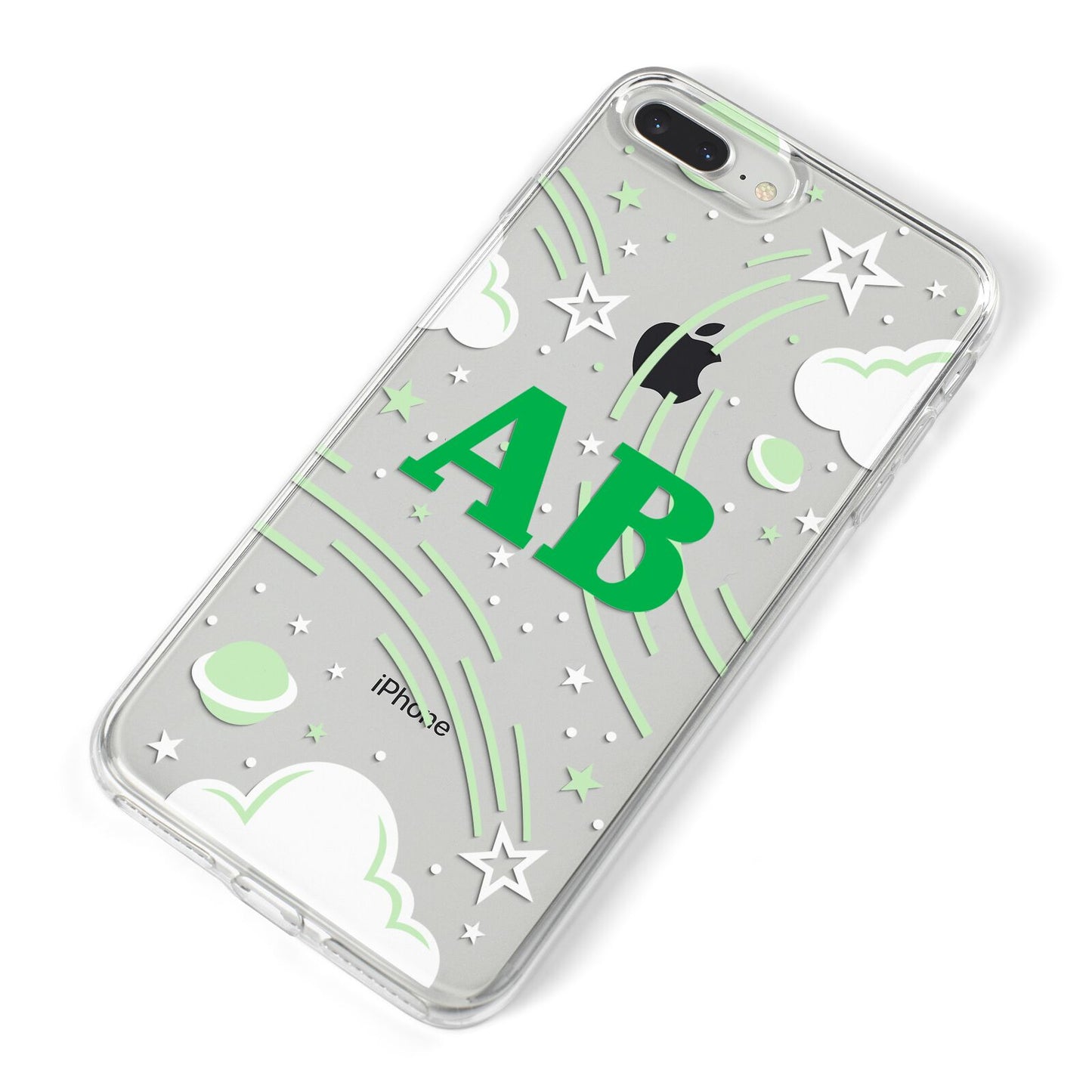 Celestial iPhone 8 Plus Bumper Case on Silver iPhone Alternative Image