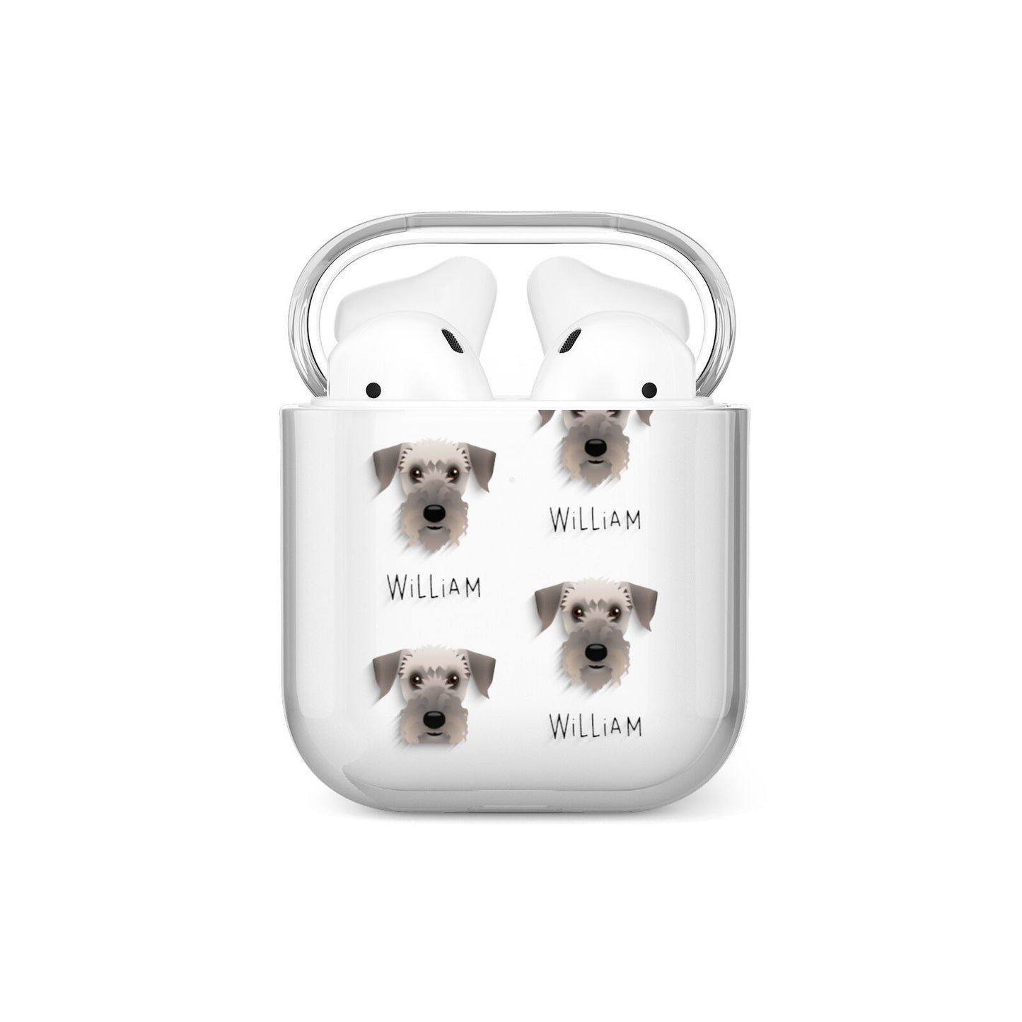 Cesky Terrier Icon with Name AirPods Case