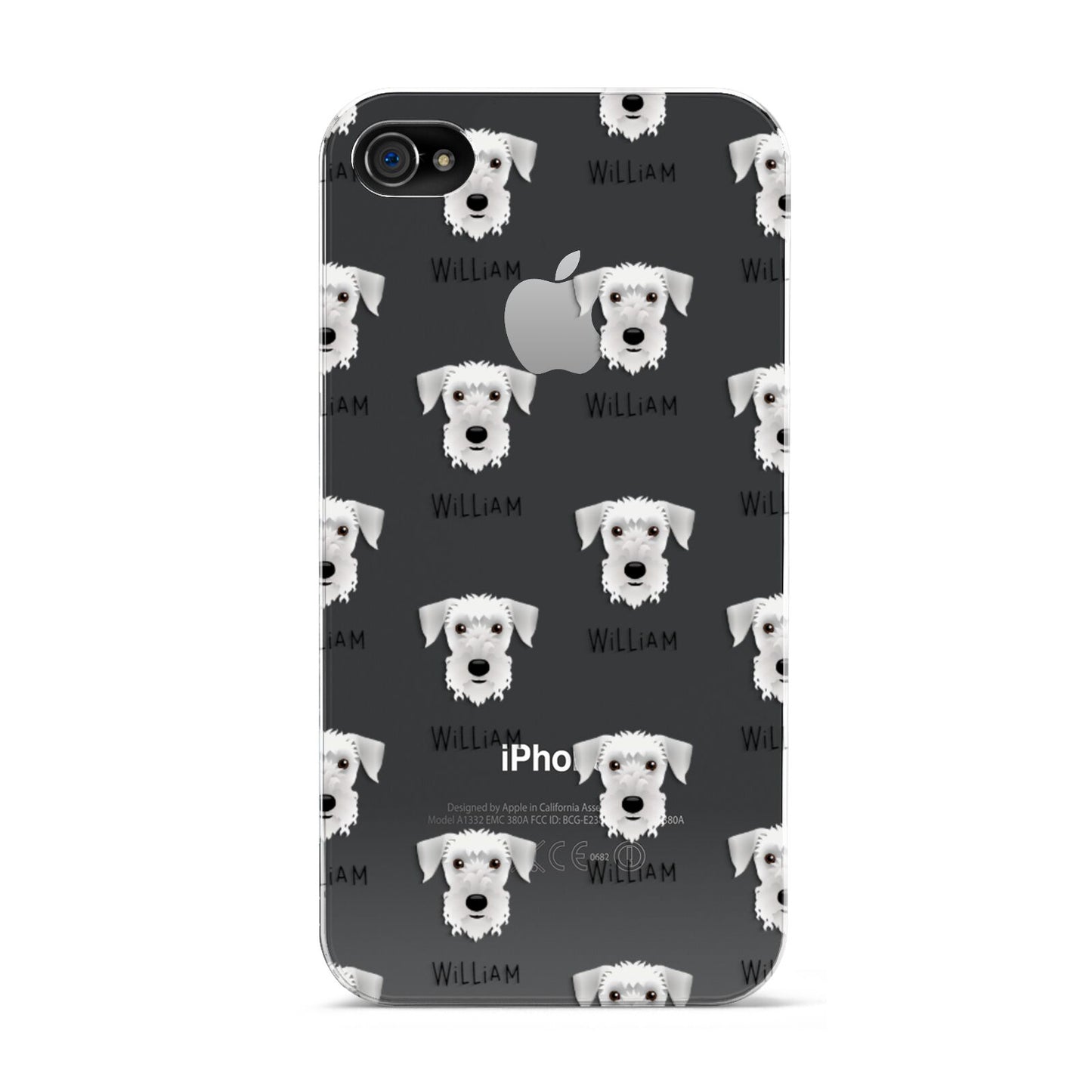 Cesky Terrier Icon with Name Apple iPhone 4s Case