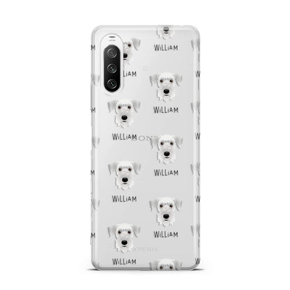 Cesky Terrier Icon with Name Sony Xperia 10 III Case
