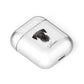 Cesky Terrier Personalised AirPods Case Laid Flat
