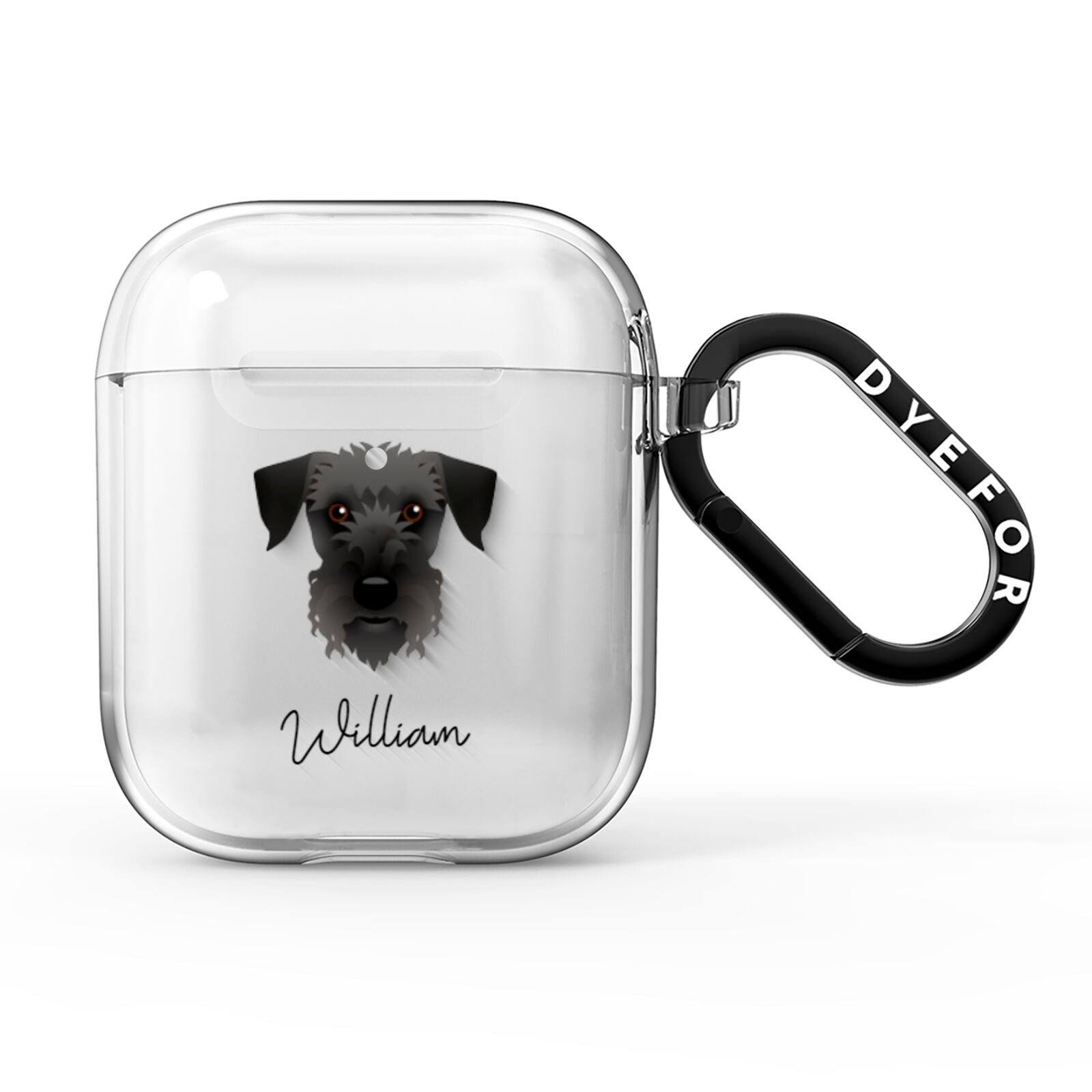 Cesky Terrier Personalised AirPods Clear Case