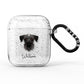 Cesky Terrier Personalised AirPods Glitter Case