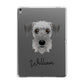 Cesky Terrier Personalised Apple iPad Grey Case