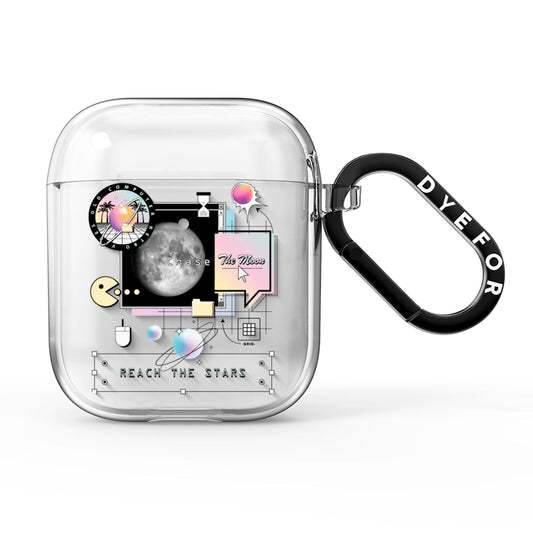 Chase The Moon AirPods Clear Case