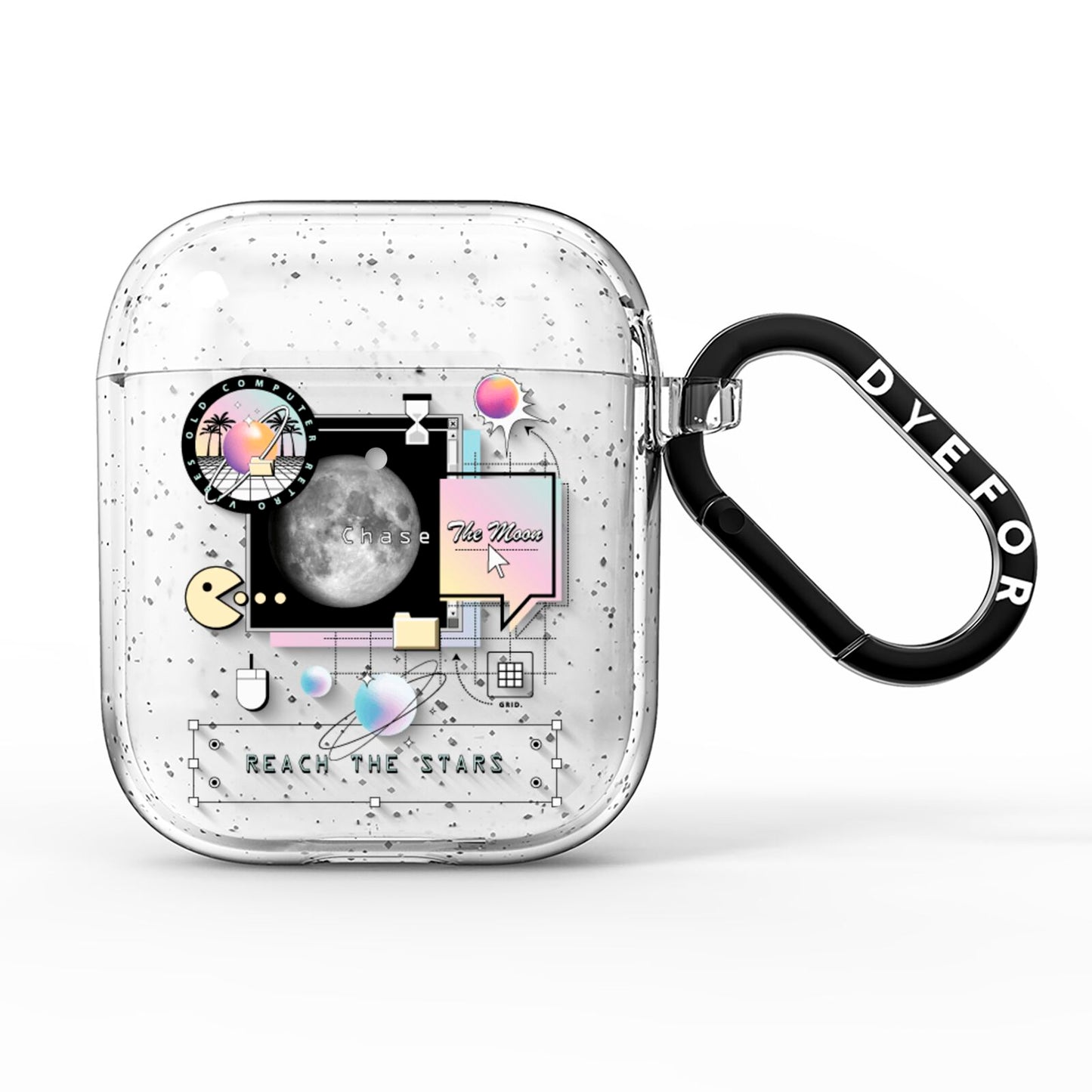 Chase The Moon AirPods Glitter Case