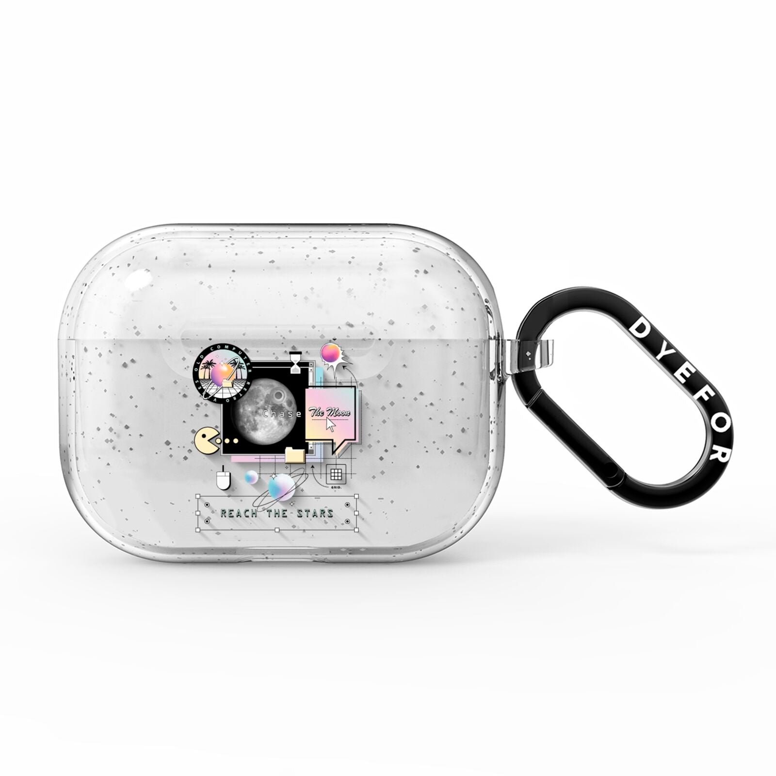 Chase The Moon AirPods Pro Glitter Case