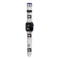 Chase The Moon Apple Watch Strap Size 38mm with Blue Hardware