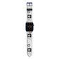 Chase The Moon Apple Watch Strap with Blue Hardware