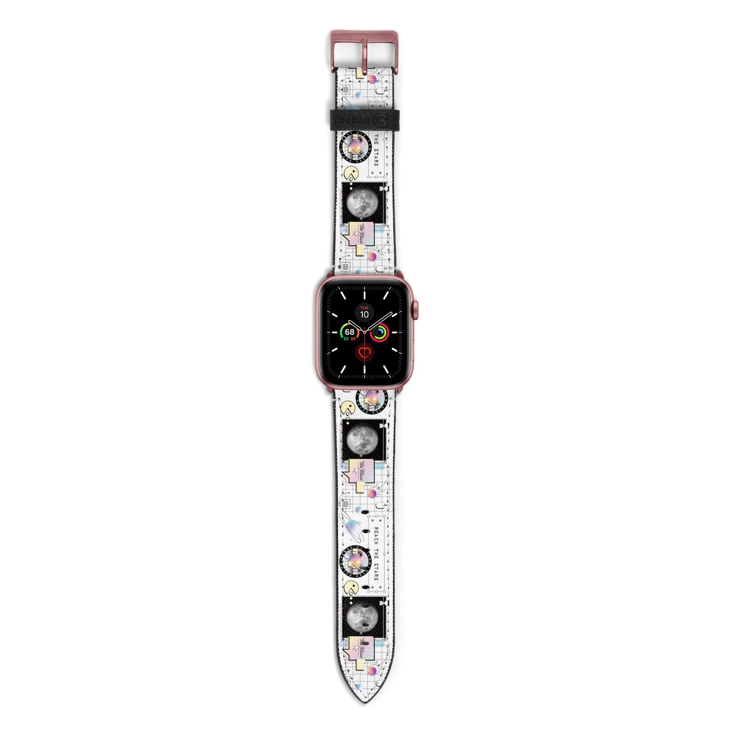Chase The Moon Apple Watch Strap with Rose Gold Hardware