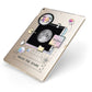 Chase The Moon Apple iPad Case on Gold iPad Side View
