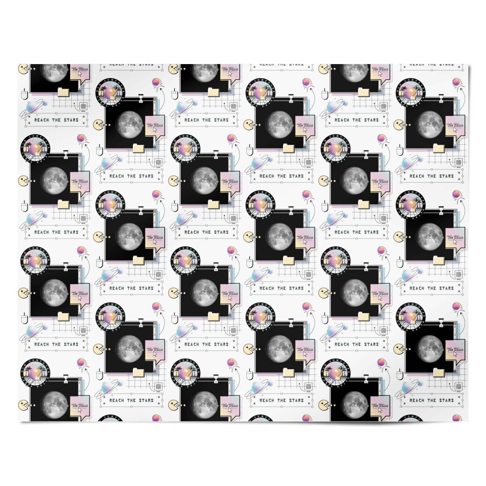 Chase The Moon Personalised Wrapping Paper Alternative
