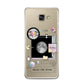 Chase The Moon Samsung Galaxy A3 2016 Case on gold phone