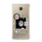 Chase The Moon Samsung Galaxy A9 2016 Case on gold phone