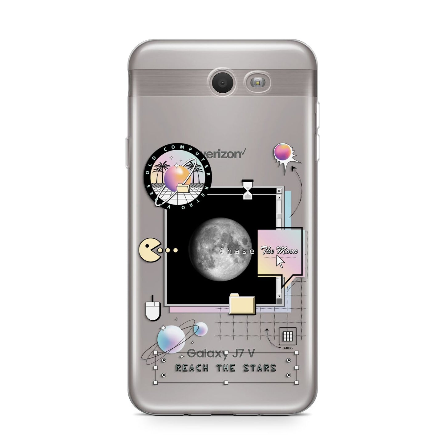 Chase The Moon Samsung Galaxy J7 2017 Case