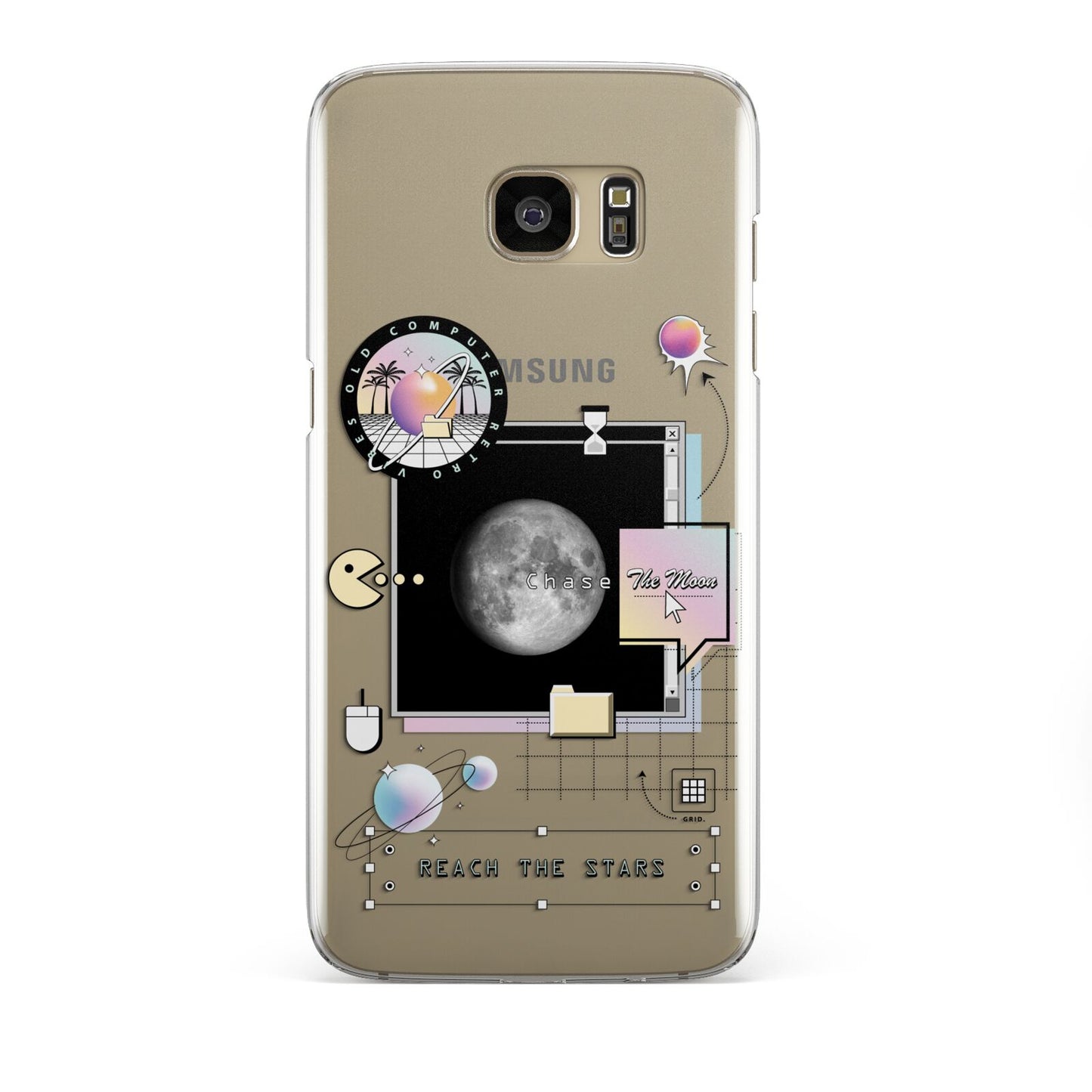 Chase The Moon Samsung Galaxy S7 Edge Case