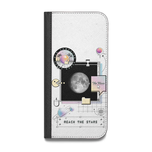 Chase The Moon Vegan Leather Flip Samsung Case