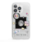 Chase The Moon iPhone 13 Pro Clear Bumper Case