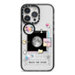 Chase The Moon iPhone 14 Pro Max Black Impact Case on Silver phone