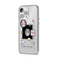 Chase The Moon iPhone 14 Pro Max Clear Tough Case Silver Angled Image